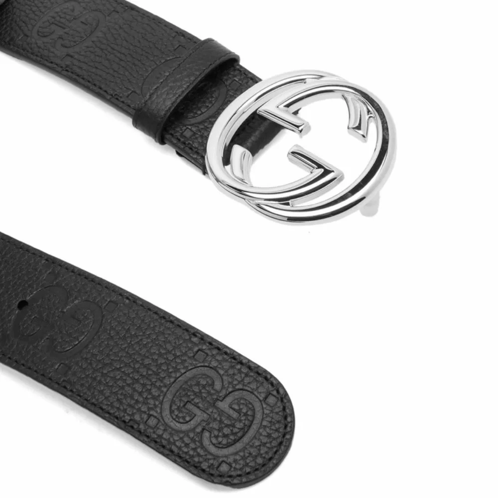 Gucci Black Belt Bag with Iconic GG Logo